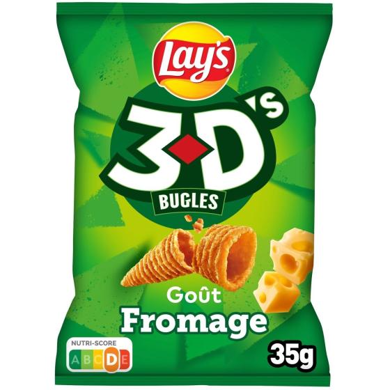 3D'S BUGLES GOUT FROMAGE LAY'S 35G
