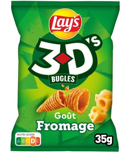 3D'S BUGLES GOUT FROMAGE LAY'S 35G