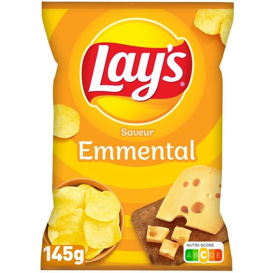 CHIPS SAVEUR EMMENTAL LAY'S 145G