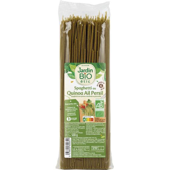 SPAGHETTI AU QUINOA PERSIL AIL JARDIN BIO 500G