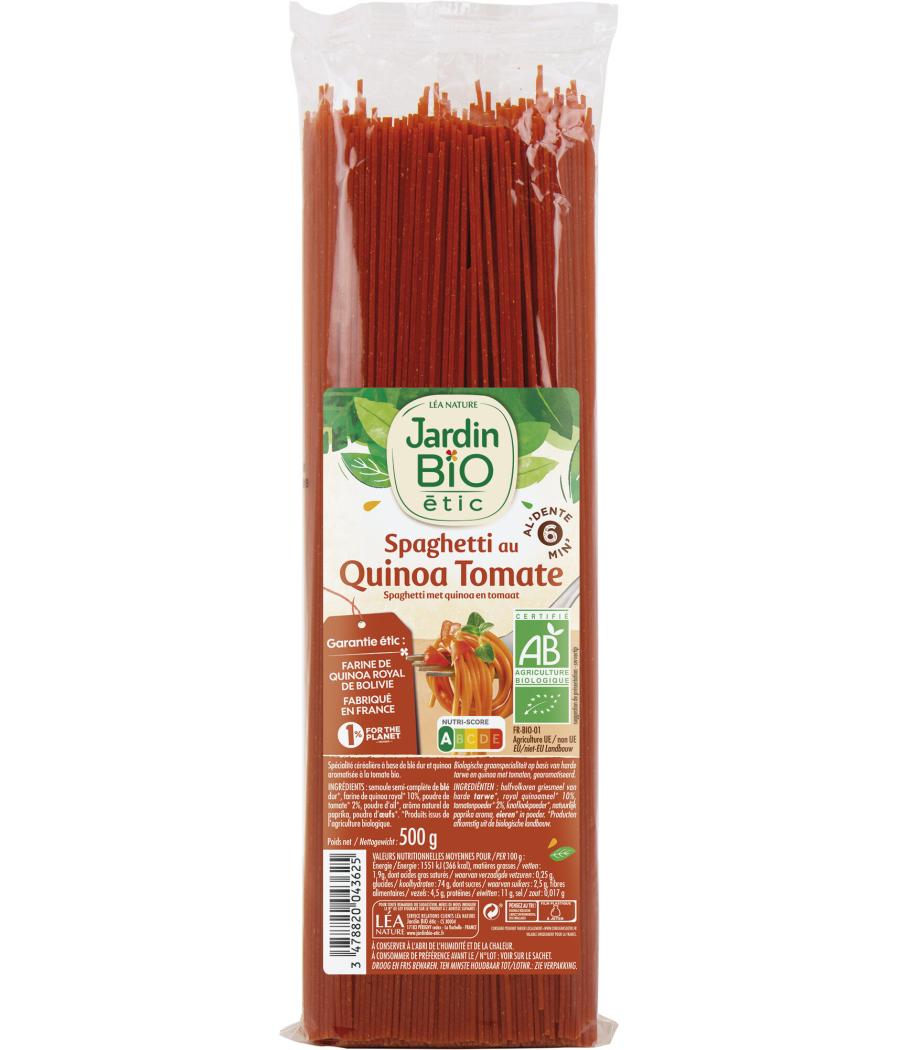 SPAGHETTI AU QUINOA TOMATE JARDIN BIO 500G
