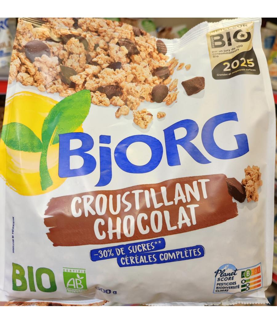 CEREALES BIO CROUSTILLANT CHOCOLAT BJORG 500G