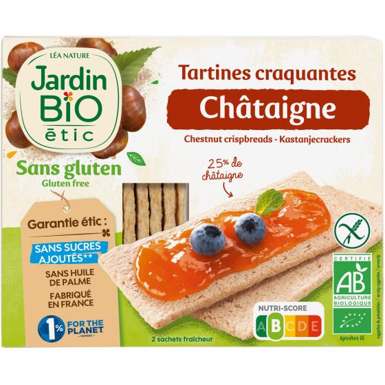 TARTINE CRAQUANTES CHATAIGNE JARDIN BIO 150G