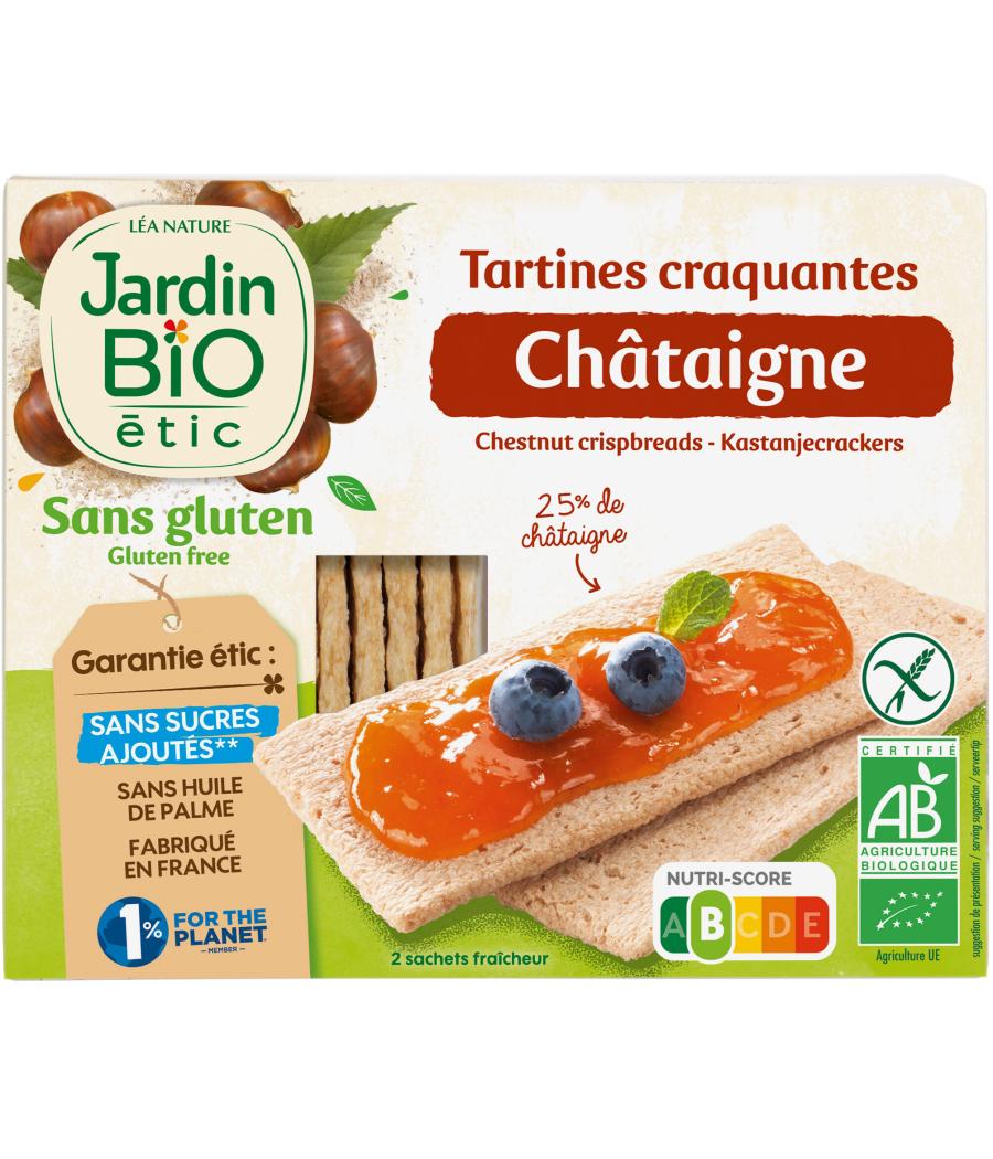 TARTINE CRAQUANTES CHATAIGNE JARDIN BIO 150G