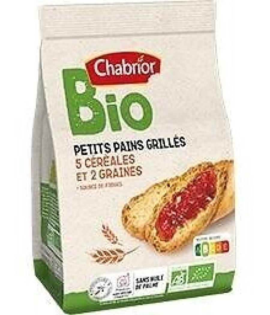 PETITS PAINS BIO GRILLES CHABRIOR 225G