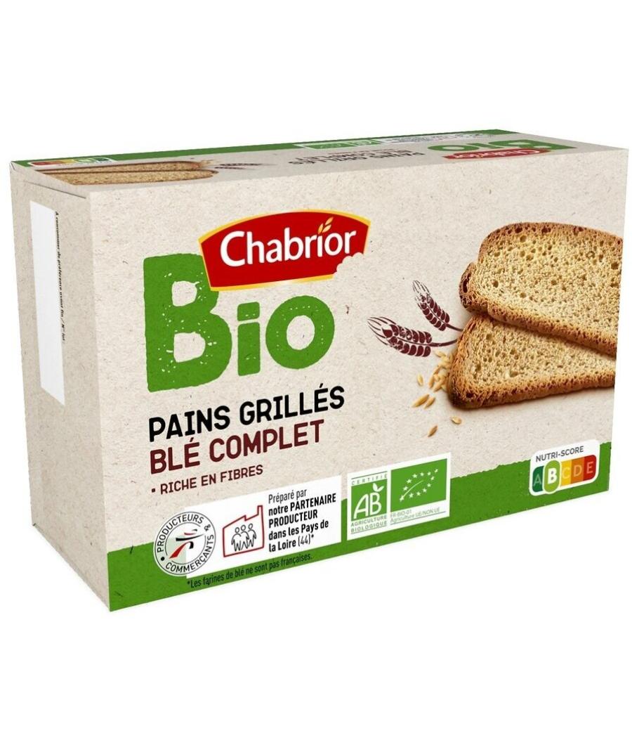 PAIN CHABRIOR GRILLE AU BLE COMPLET - BIO 250G