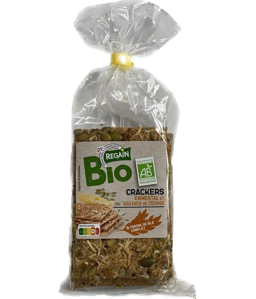 CRACKERS CHABRIOR EMMENTAL ET GRAINES DE COURGE X8 - BIO 200G