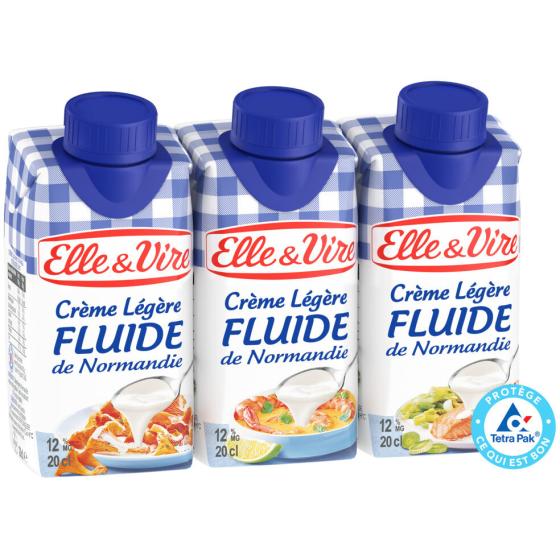 LA CREME LEGERE DE NORMANDIE ELLE&VIRE 20CL