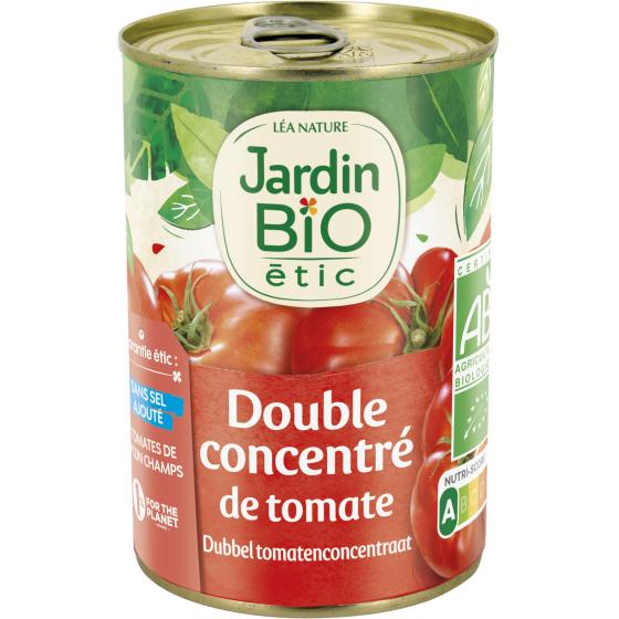 DOUBLE CONCENTRE DE TOMATES JARDIN BIO 140G