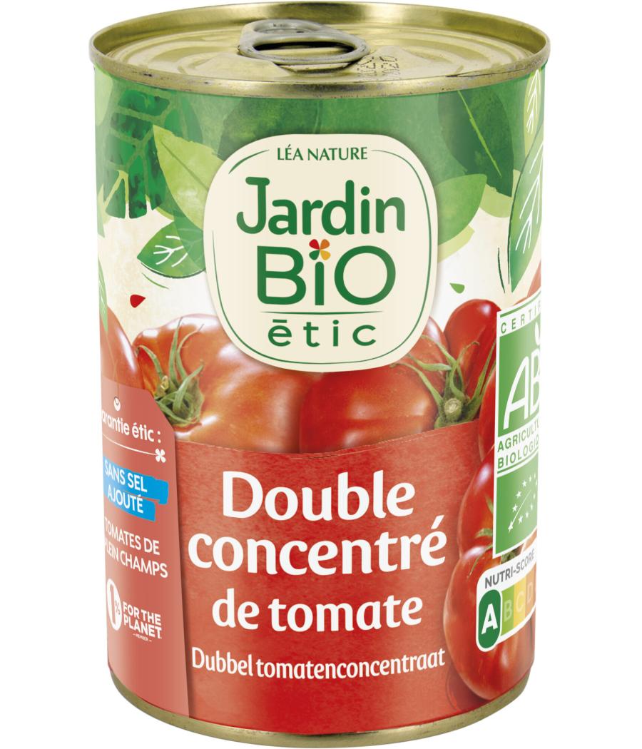 DOUBLE CONCENTRE DE TOMATES JARDIN BIO 140G