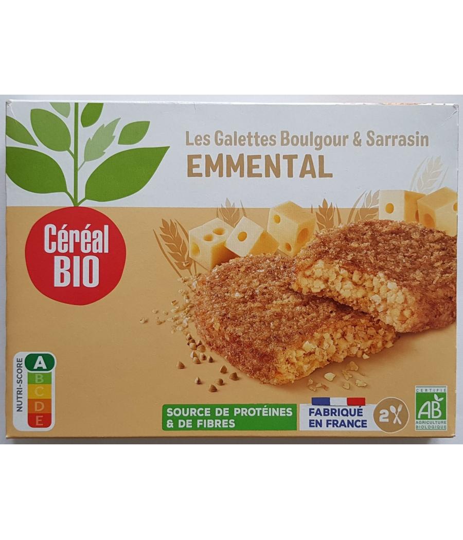 GALETTES BOULGOUR & SARRASIN A L'EMMENTAL CEREAL BIO 200G