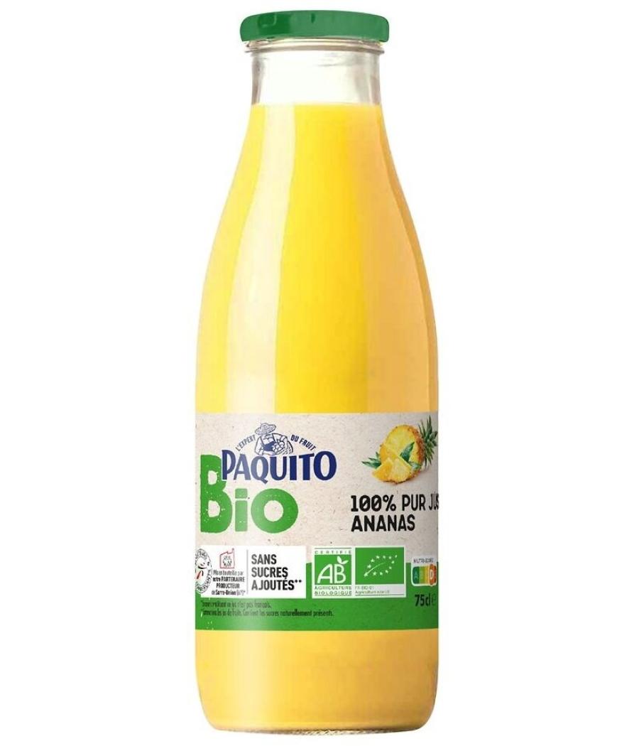 JUS PAQUITO PJ ANANAS BIO VERRE 75CL