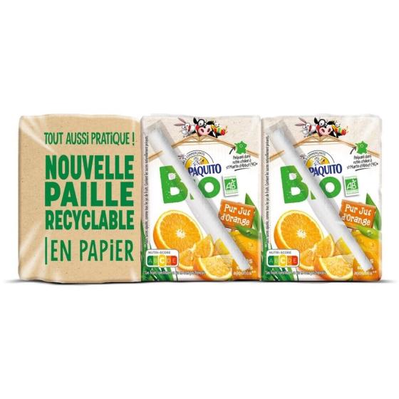 JUS PAQUITO PJ ORANGE SANS PULPE BIO BRIQUETTE 6X20CL 1200 ML