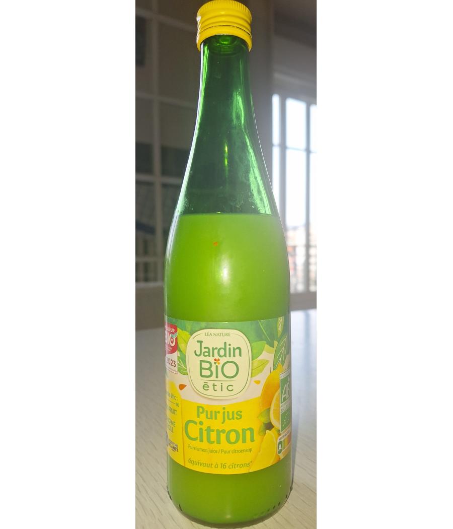 PUR JUS DE CITRON JARDIN BIO 500 ML