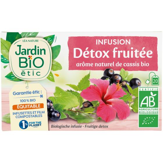 INFUSION JARDIN BIO DETOX FRUITEE SAVEUR CASSIS BIO 30G