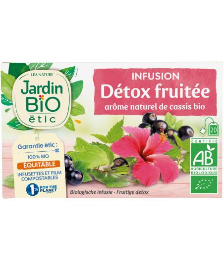 INFUSION DETOX FRUITEE SAVEUR CASSIS BIO JARDIN BIO 30G