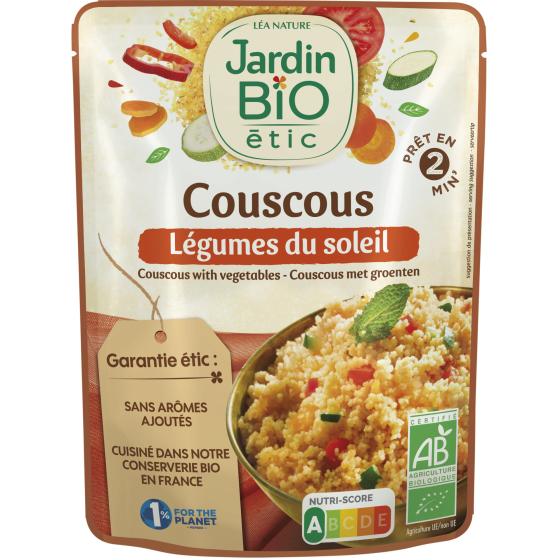 COUSCOUS LEGUMES DU SOLEIL JARDIN BIO 220G