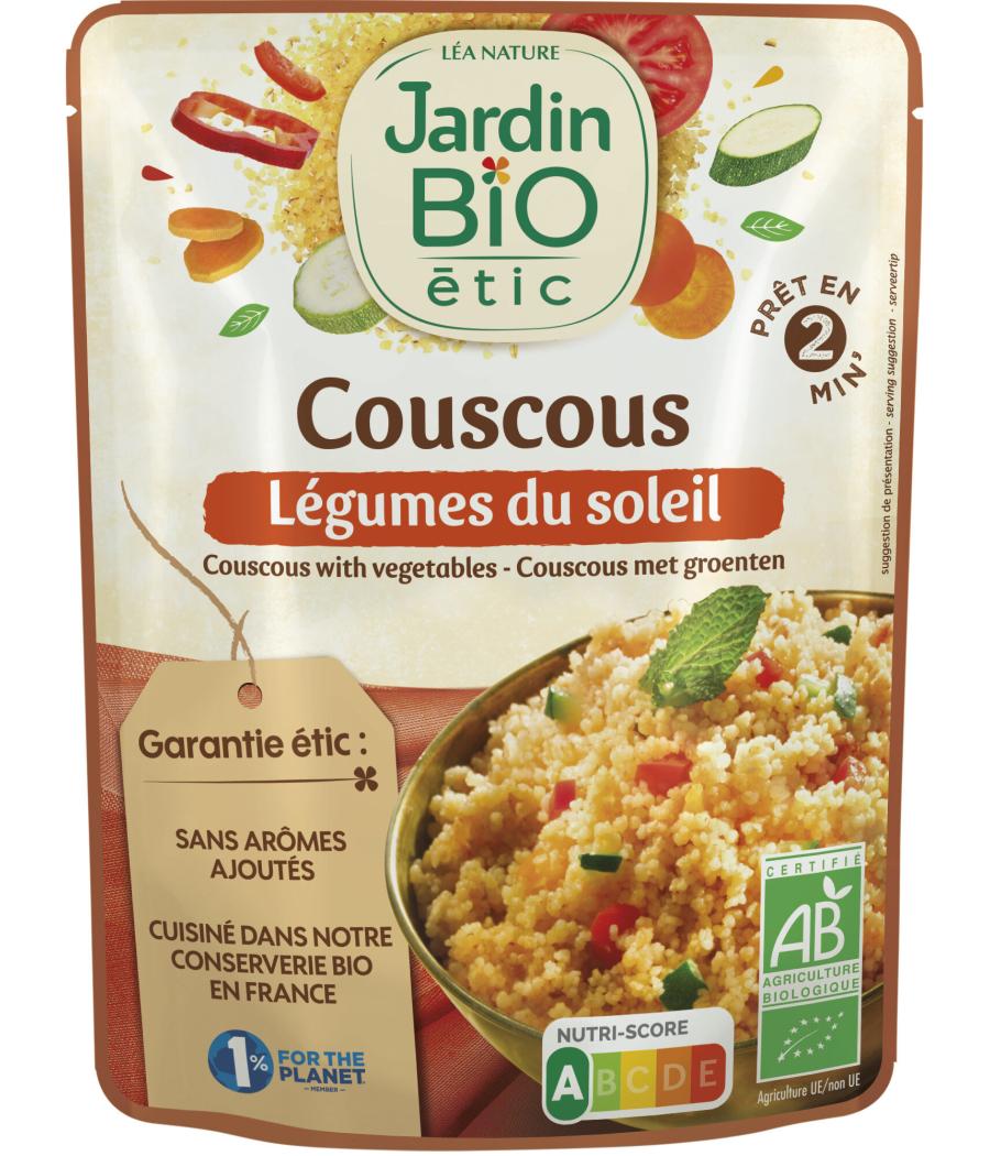 COUSCOUS JARDIN BIO LEGUMES DU SOLEIL 220G