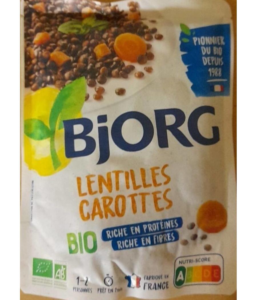 LENTILLES BJORG CAROTTES 250G