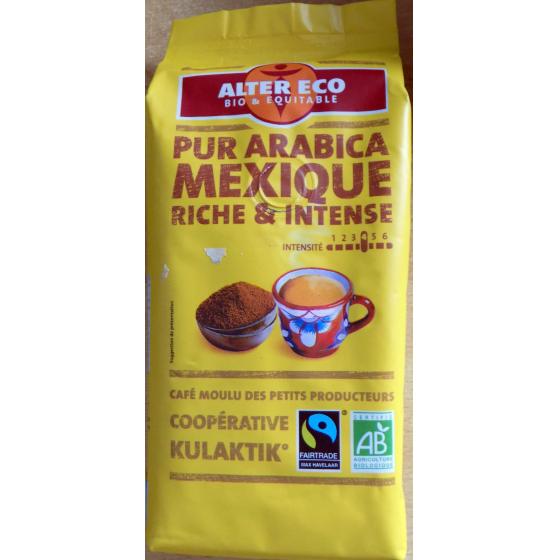 PUR ARABICA MOULU MEXIQUE 260 G