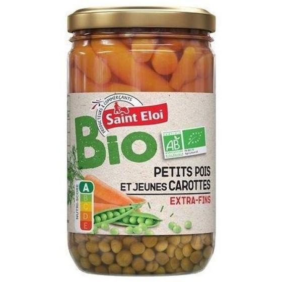 PETITS POIS CAROTTES BIO SAINT ELOI 660G