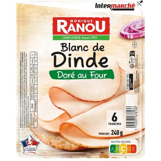 BLANC DE DINDE MONIQUE RANOU 240G