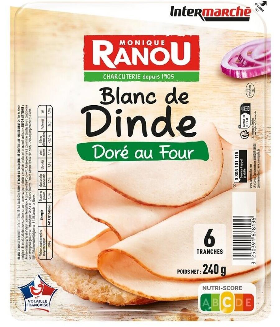 BLANC DE DINDE MONIQUE RANOU 240G