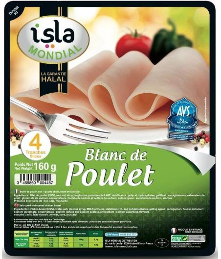 BLANC DE POULET HALAL 160G