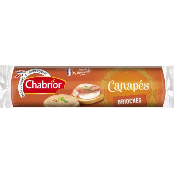 TOAST CANAPES BRIOCHES CHABRIOR 250G