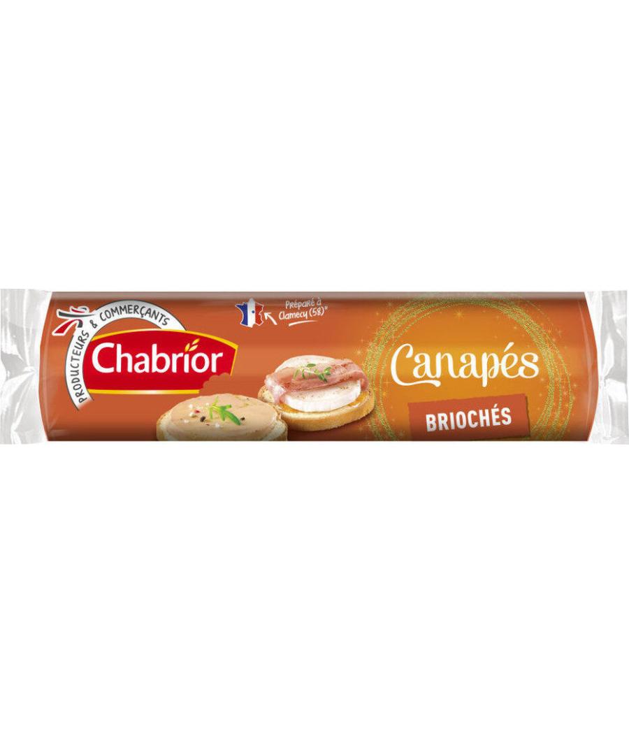 TOAST CANAPES BRIOCHES CHABRIOR 250G