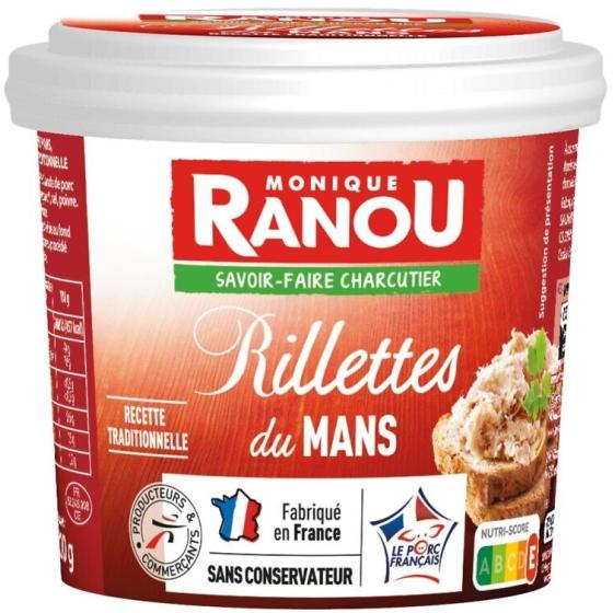 RILLETTES DU MANS MONIQUE RANOU 220G