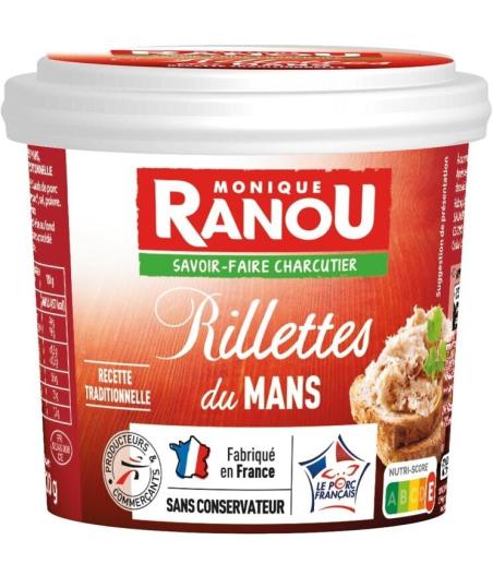 RILLETTES DU MANS MONIQUE RANOU 220G