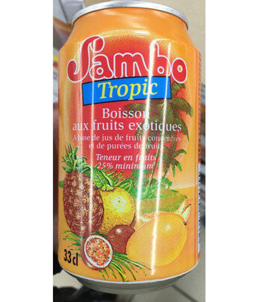 TROPIC BOISSON AUX FRUITS EXOTIQUES 33CL