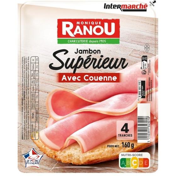 JAMBON SUPERIEUR AVEC COUENNE MONIQUE RANOU 160G