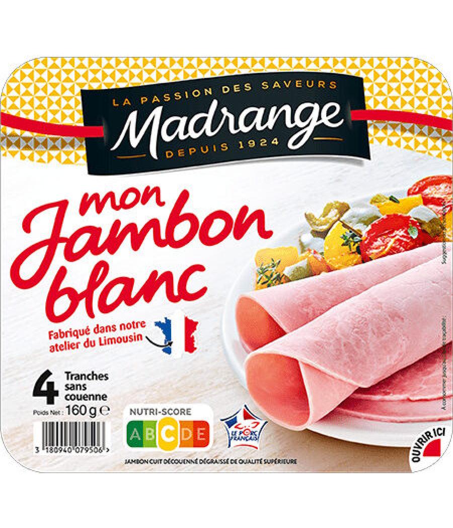 MON JAMBON BLANC VPF 4TR 160G 4 TRANCHES