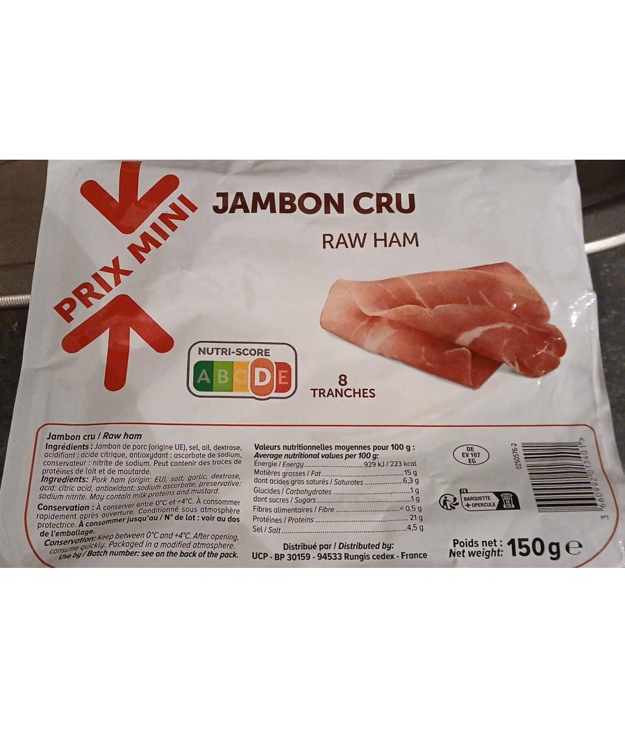 JAMBON CRU 150 G