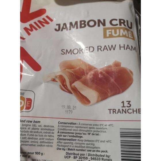 JAMBON CRU FUME 200 G