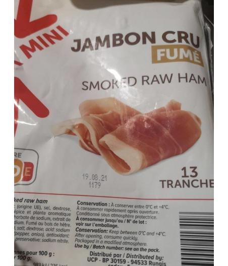 JAMBON CRU FUME 200 G