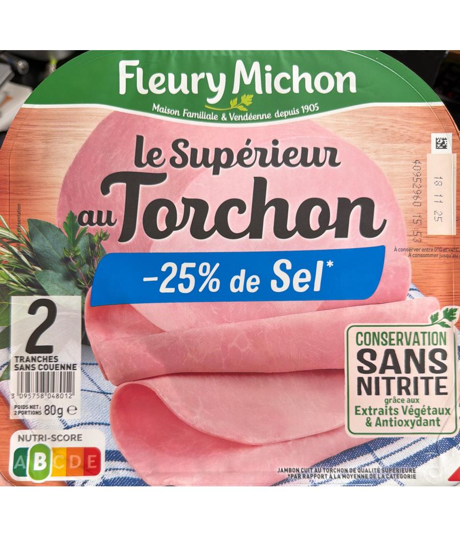 LE TORCHON - CUIT A L\'ETOUFFEE  - 25% DE SEL 80 G