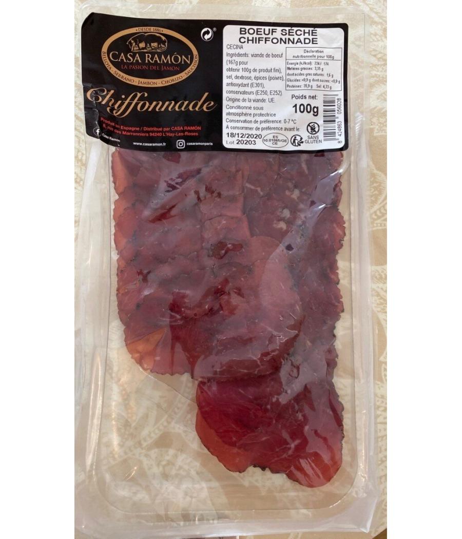BOEUF SECHE CHIFFONNADE 100 G