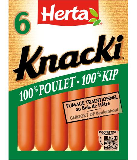 SAUCISSES KNACKI POULET HERTA X6 210G