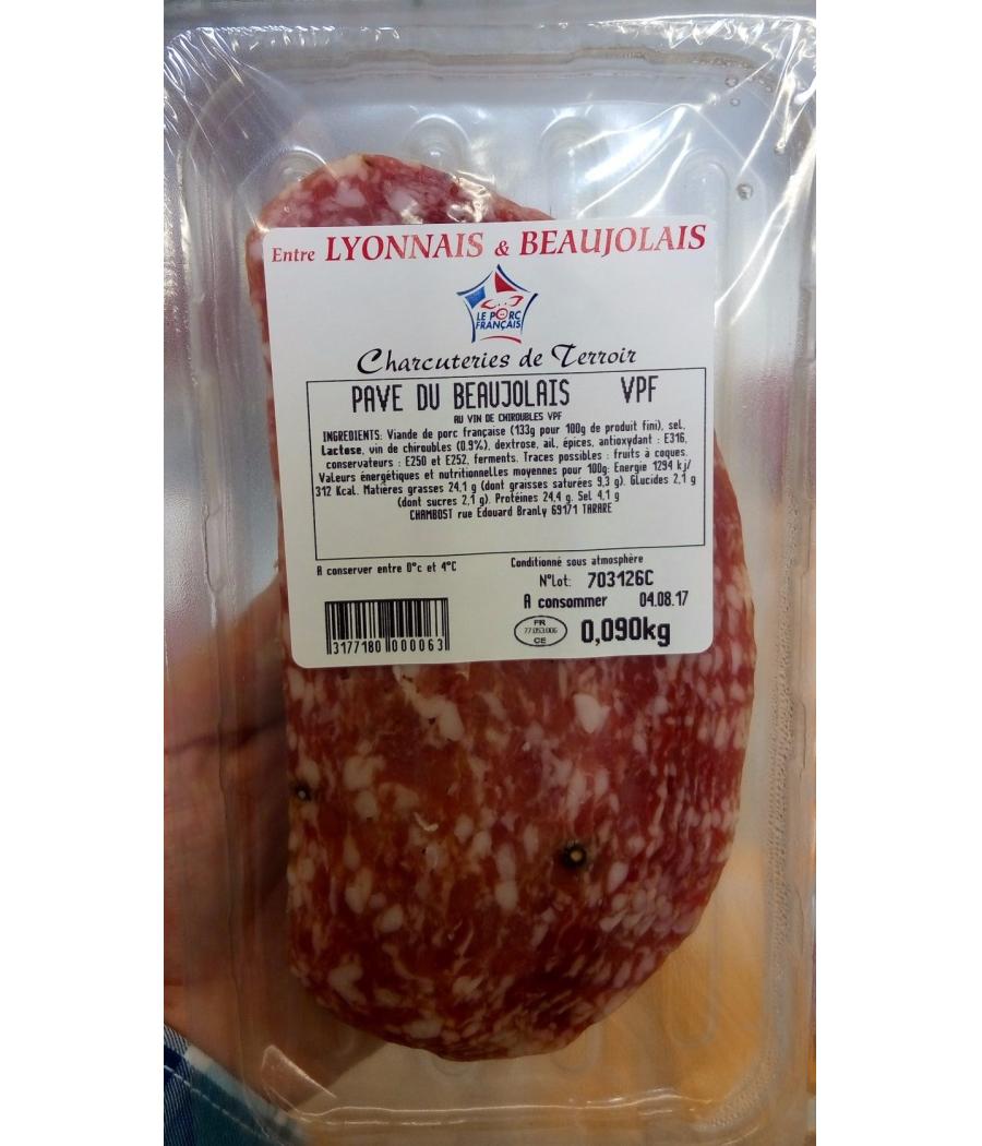 SAUCISSON PAVE DU BEAUJOLAIS 90G