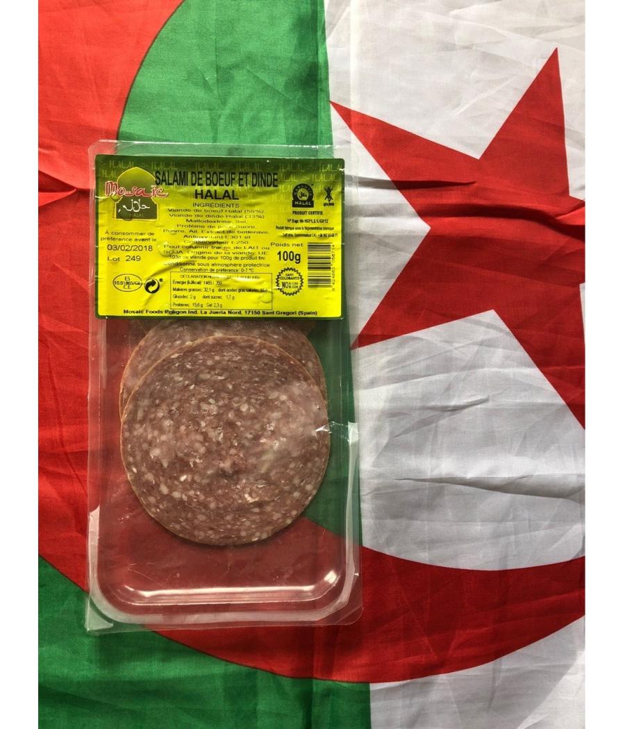 MOSAIC BEEF & TURKEY SALAMI HALAL 100GR