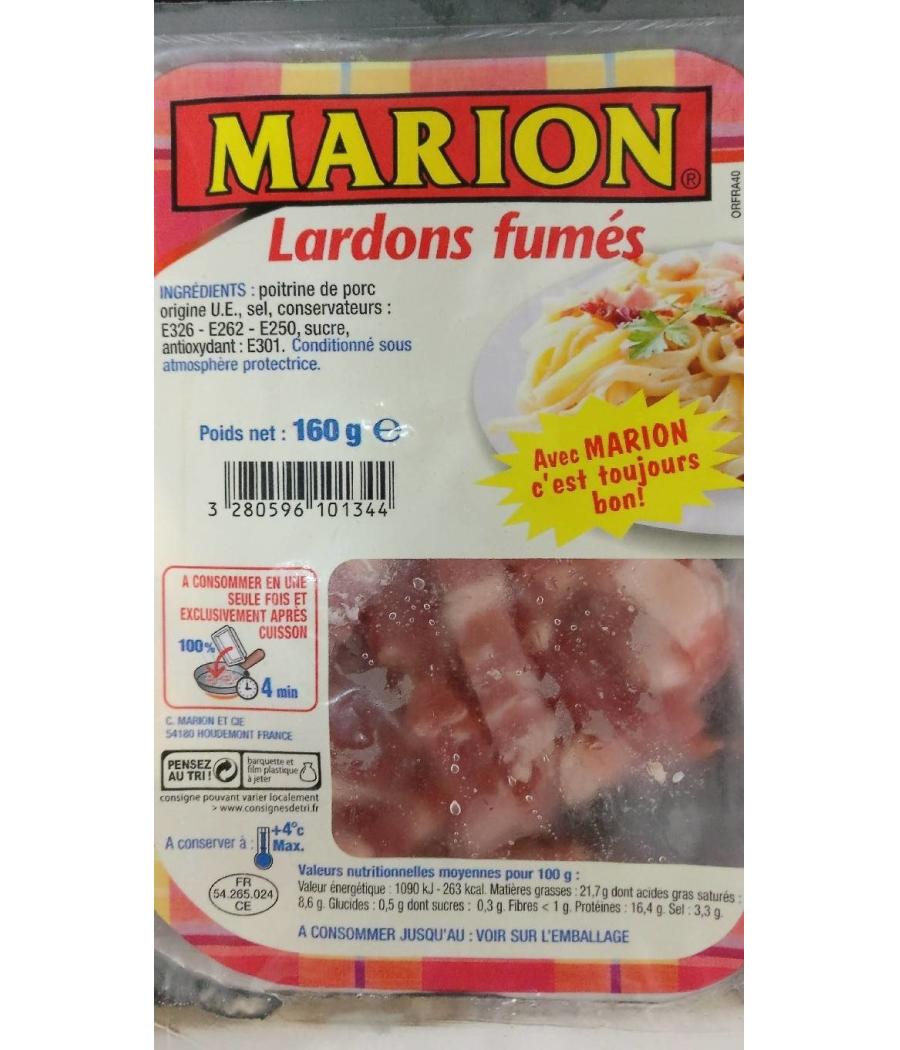 LARDONS FUMES 160 G