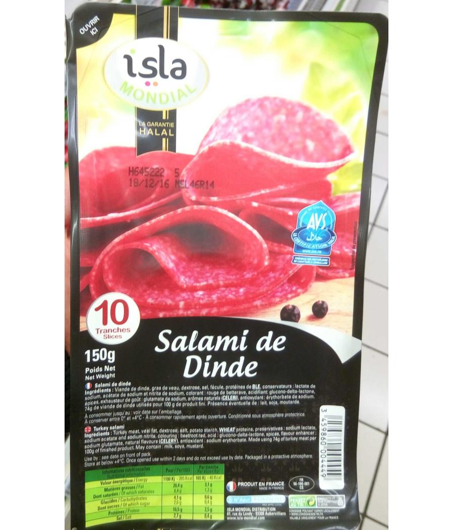 SALAMI DE DINDE 150G
