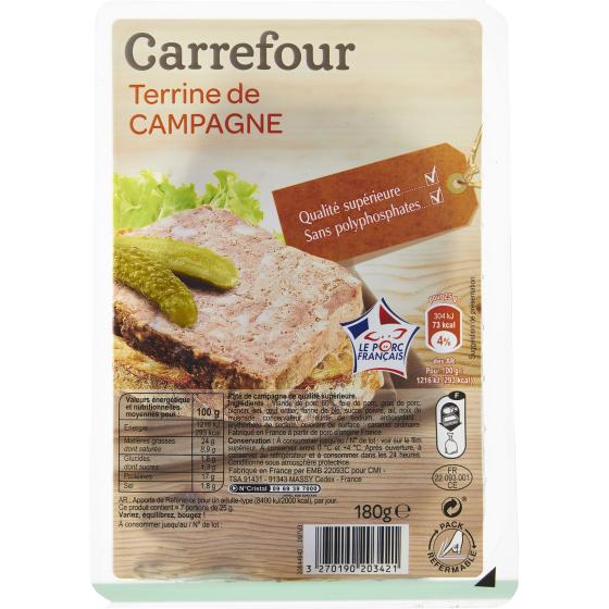 TERRINE DE CAMPAGNE 180G