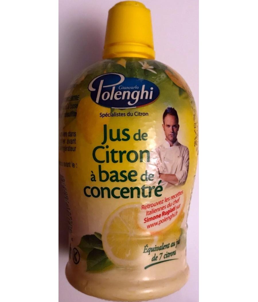 JUS DE CITRON A BASE DE CONCENTRE POLENGHI 20CL