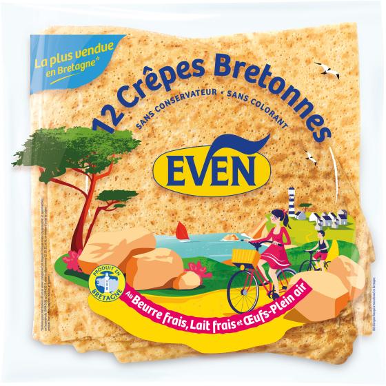 12 CREPES BRETONNES EVEN 350 G
