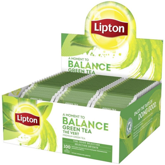THE VERT BALANCE LIPTON 100 SACHETS 130G