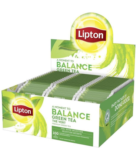 THE VERT BALANCE LIPTON 100 SACHETS 130G